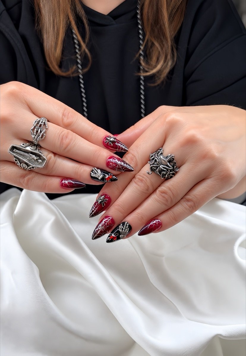 Custom nail art at LUXE NAIL SPA in Winter Park, FL