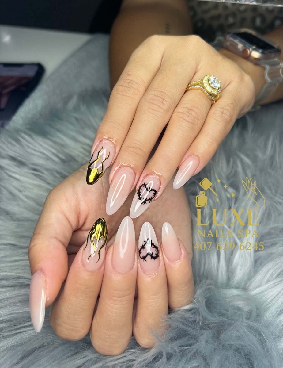 Nail art design 3 by LUXE NAIL SPA, Winter Park FL